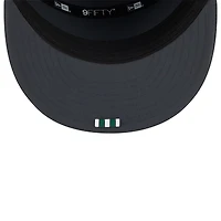 Men's New Era Charcoal New York Jets 2025 Sideline Cold Weather Split Panel 9FIFTY Snapback Hat