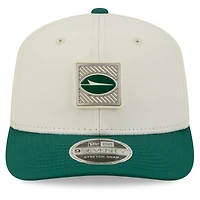 Men's New Era  Cream/Green New York Jets 2026 NFL Training Camp 9SEVENTY Adjustable Hat