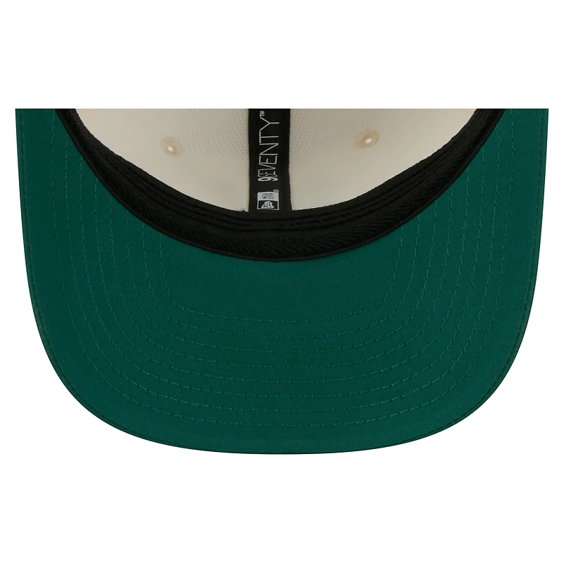 Men's New Era Cream/Green New York Jets 2026 NFL Training Camp 9SEVENTY Adjustable Hat