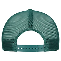 Men's New Era Cream/Green New York Jets  Cutout A-Frame 9FIFTY Snapback Hat