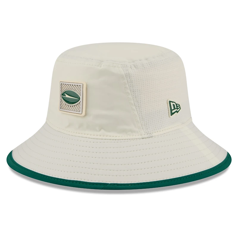 Men's New Era Cream New York Jets 2026 NFL Training Camp Sport Bucket Hat