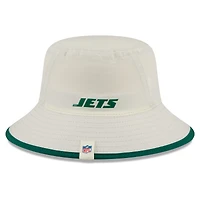 Men's New Era  Cream New York Jets 2026 NFL Training Camp Sport Bucket Hat