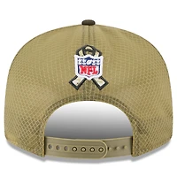 Men's New Era  Dark Green New York Jets 2025 Salute to Service Split Panel 9FIFTY Snapback Hat