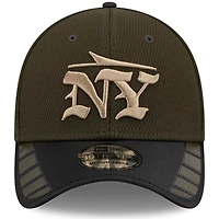 Casquette 39THIRTY Flex New Era Gotham Green pour homme, collection rivalités 2025 des York Jets