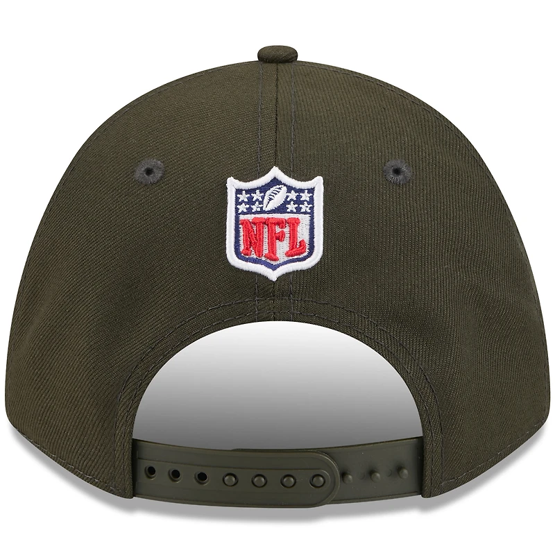 Casquette ajustable 9FORTY Sideline A-Frame Gotham Green New Era pour homme, collection 2025 Rivalries des New York Jets