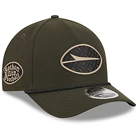 Casquette ajustable 9FORTY Sideline A-Frame Gotham Green New Era pour homme, collection 2025 Rivalries des New York Jets