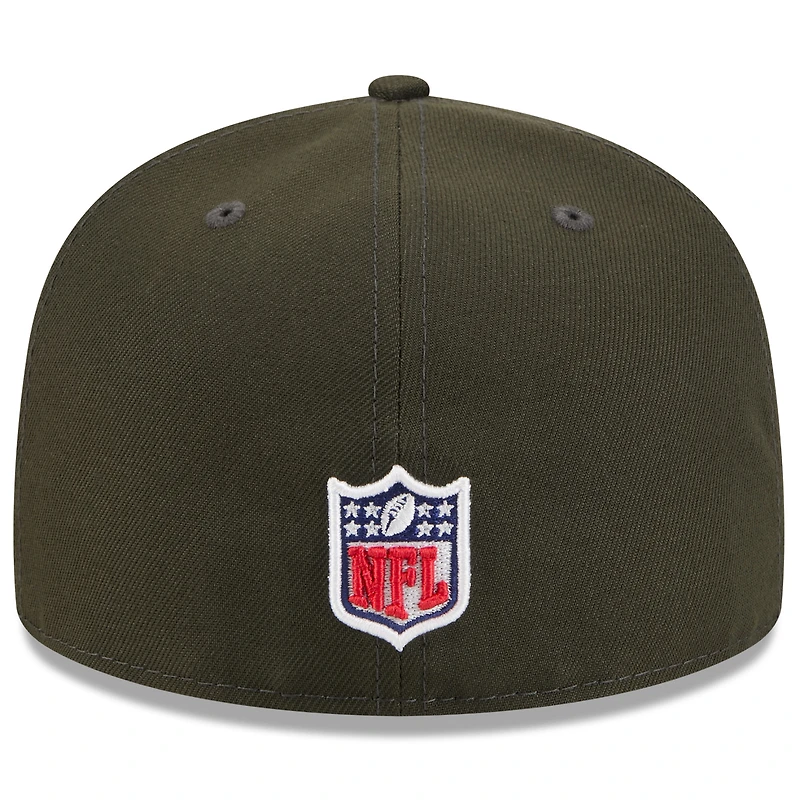 Casquette ajustée 59FIFTY Gotham Green New York Jets 2025 Rivalries Collection pour homme