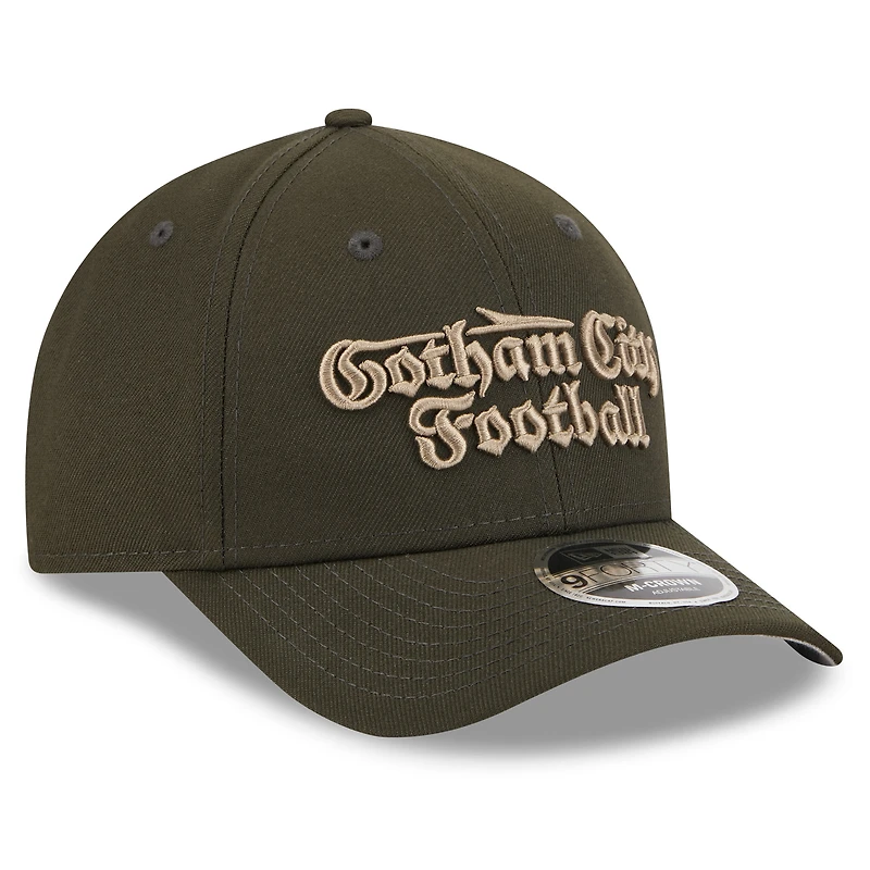 Casquette ajustable New Era Gotham Green pour homme, collection 2025 Rivalries, Team 9FORTY M-Crown, New York Jets