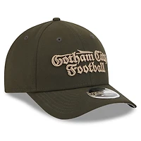 Casquette ajustable New Era Gotham Green pour homme, collection 2025 Rivalries, Team 9FORTY M-Crown, New York Jets