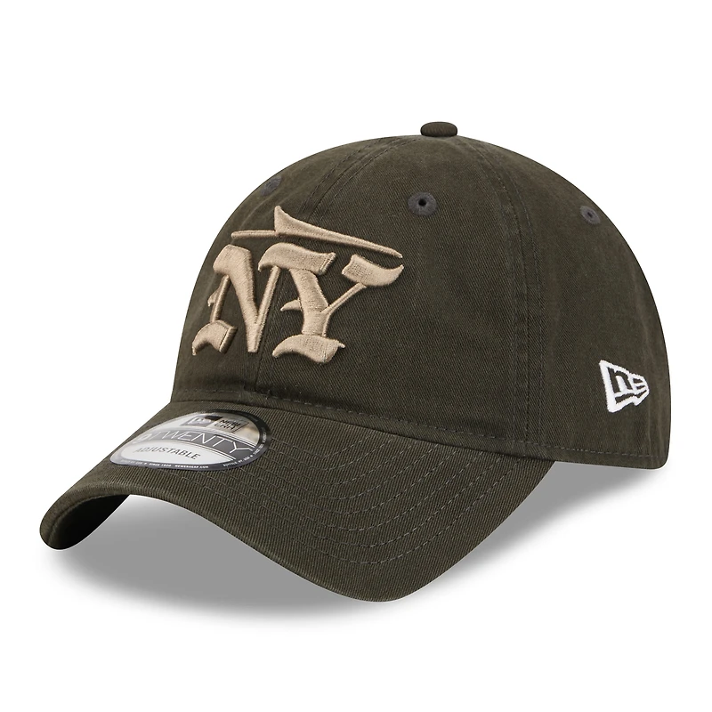 Casquette ajustable Équipe 9TWENTY New Era Gotham Green pour homme, collection Rivalités 2025 des New York Jets