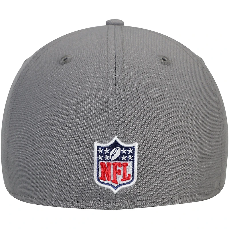 Men's New Era Graphite York Jets Storm 59FIFTY Fitted Hat