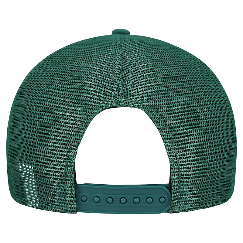 Casquette snapback New Era grise/verte New York Jets 9FIFTY à panneau fendu en liège pour homme