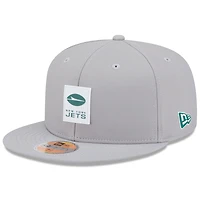 Men's New Era Gray York Jets 2025 Sideline  59FIFTY Fitted Hat