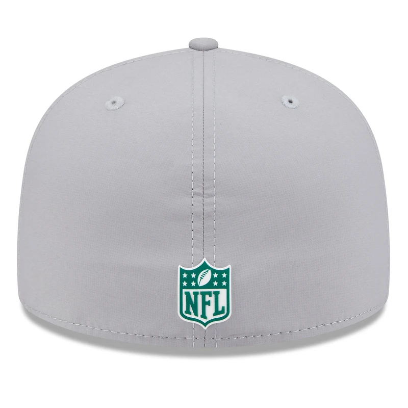 Men's New Era Gray York Jets 2025 Sideline  59FIFTY Fitted Hat