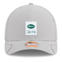 Casquette ajustable New Era grise New York Jets 2025 Sideline M-Crown 9FORTY pour homme