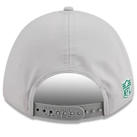 Casquette ajustable New Era grise New York Jets 2025 Sideline M-Crown 9FORTY pour homme
