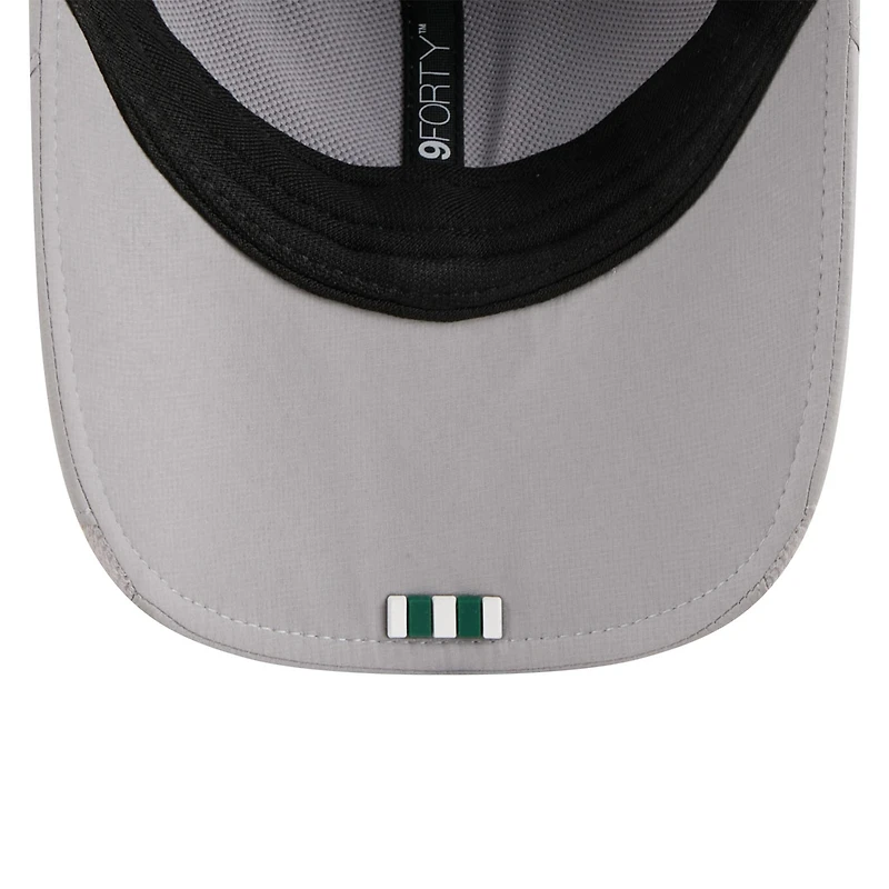 Casquette ajustable New Era grise New York Jets 2025 Sideline M-Crown 9FORTY pour homme