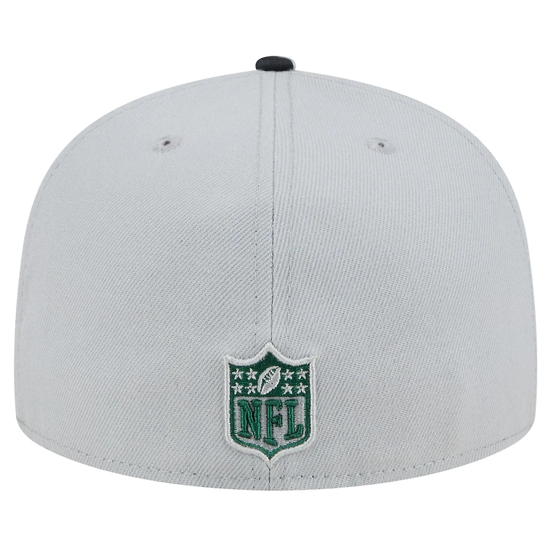 Men's New Era Gray York Jets Active Camo 59FIFTY Fitted Hat