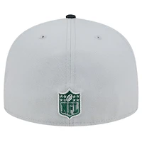 Men's New Era Gray York Jets Active Camo 59FIFTY Fitted Hat