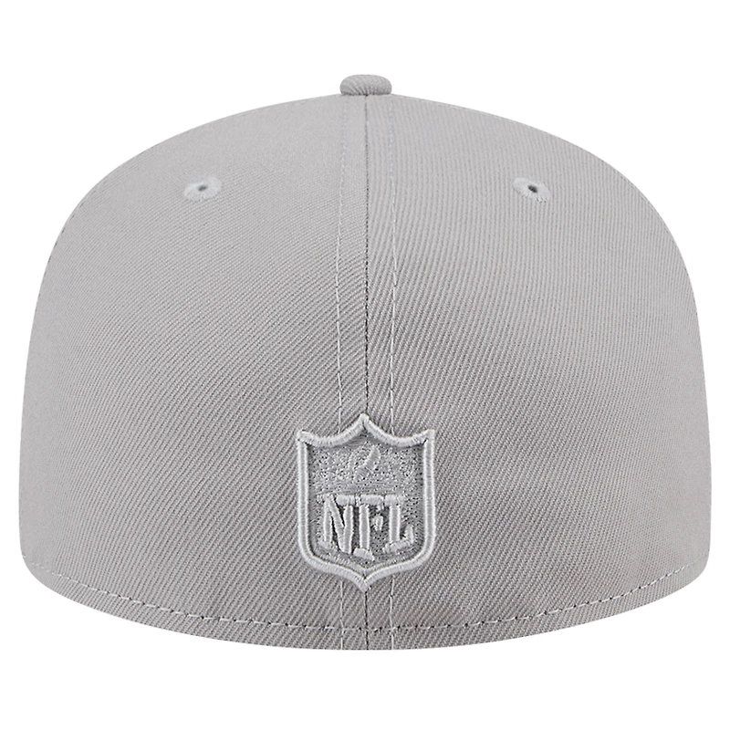 Casquette ajustée 59FIFTY New Era York Jets pour hommes, gris