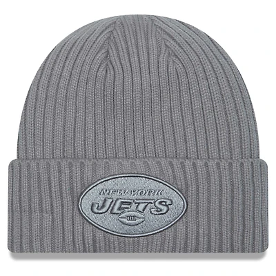 Bonnet en tricot à revers New Era New York Jets Color Pack pour hommes