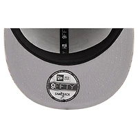 Casquette snapback New Era grise New York Jets en velours côtelé 9FIFTY pour homme