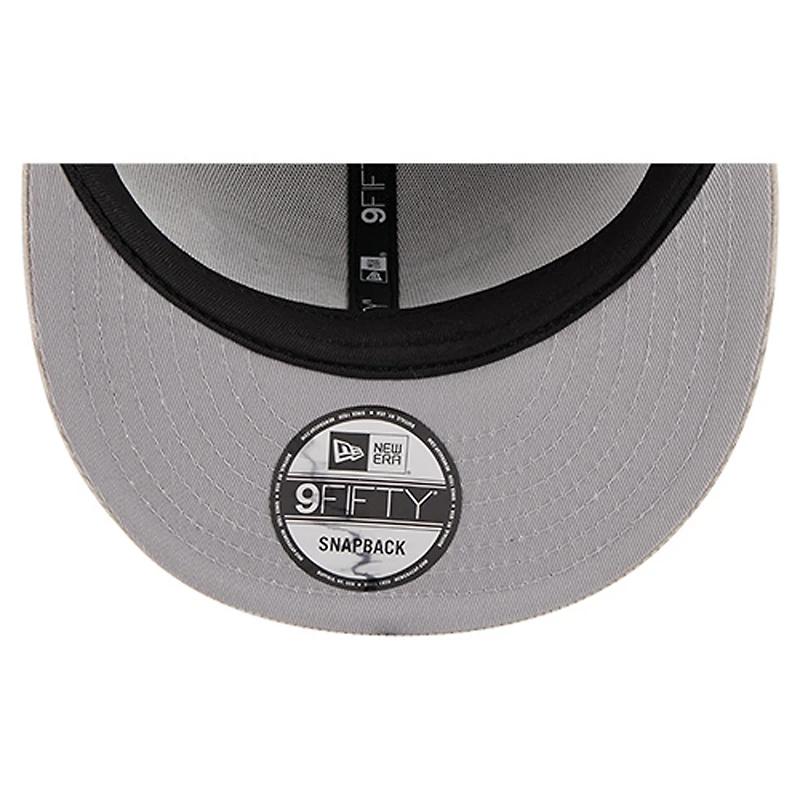 Casquette snapback New Era grise New York Jets en velours côtelé 9FIFTY pour homme