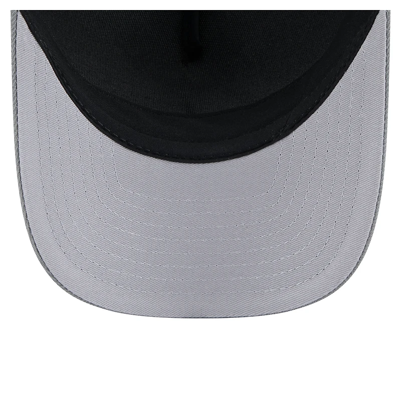 Casquette ajustable A-Frame Trucker 9FORTY Domain New Era grise pour homme des New York Jets