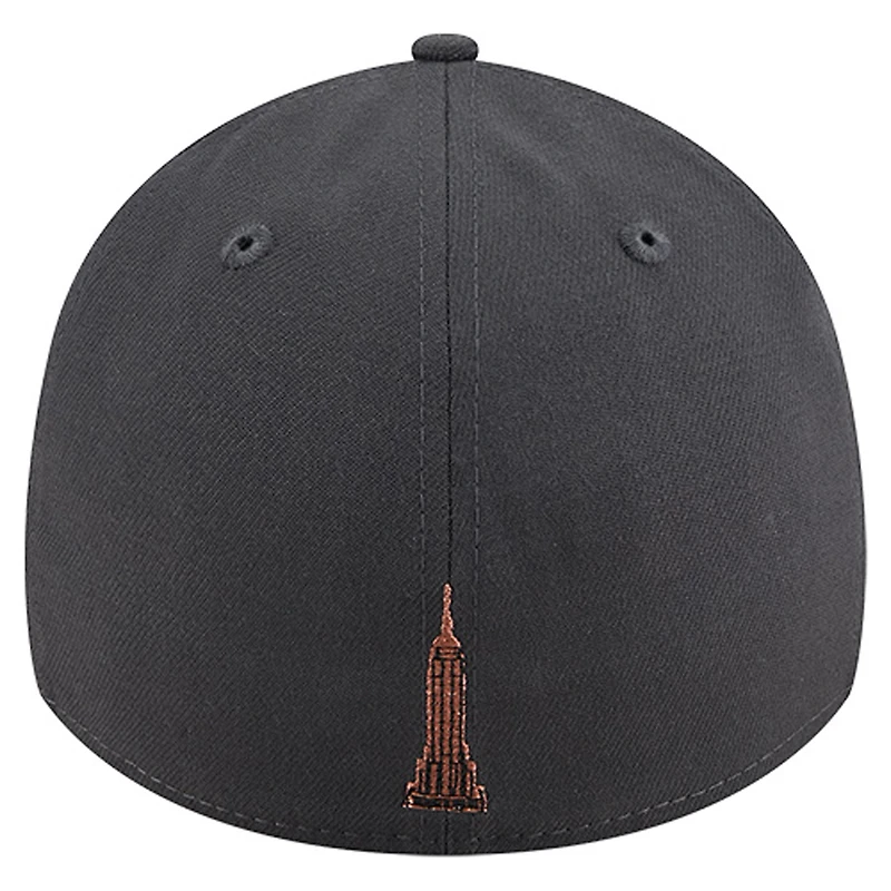 Men's New Era Gray York Jets Empire 39THIRTY Flex Hat