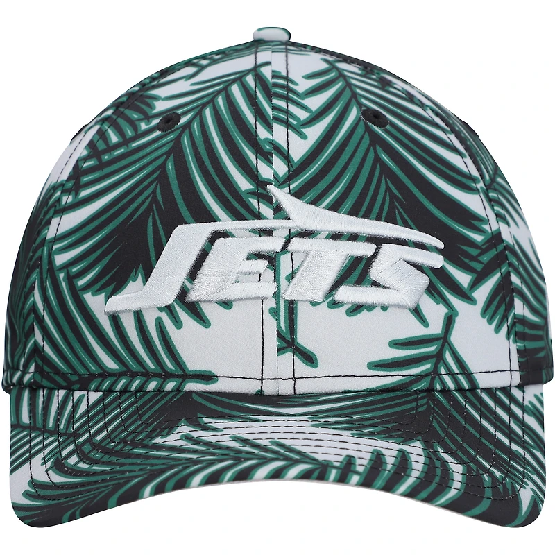 Casquette New Era 39THIRTY Flex grise pour homme York Jets Palms