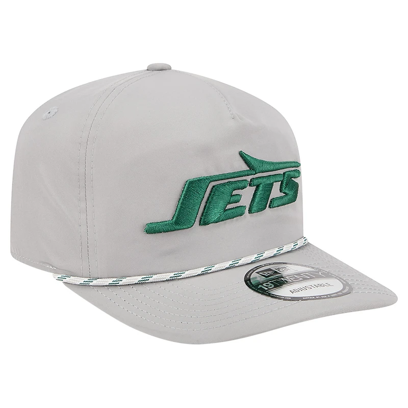 Casquette New Era grise New York Jets Rope 19TWENTY pour homme