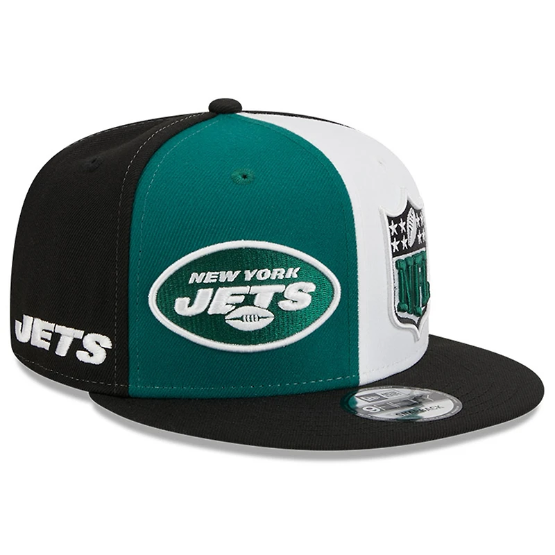 Casquette Snapback 9FIFTY Sideline New York Jets 2023 pour homme New Era verte/noire