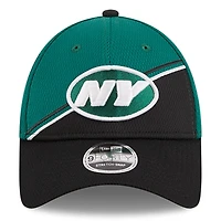 Men's New Era /Black New York Jets 2023 Sideline 9FORTY Adjustable Hat