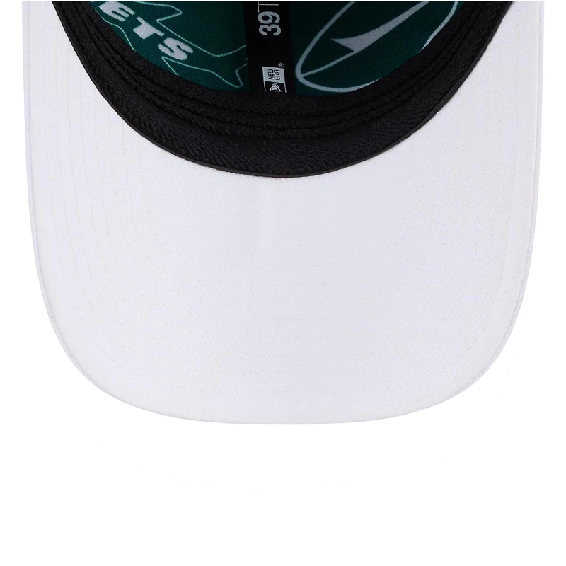 Men's New Era Green/White York Jets 2026 NFL Draft 39THIRTY M-Crown Flex Hat