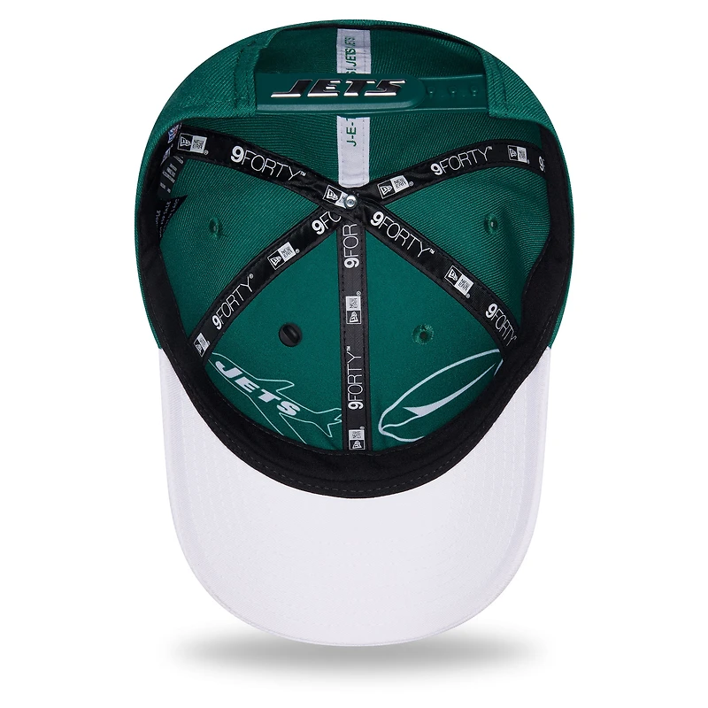 Men's New Era  Green/White New York Jets 2026 NFL Draft 9FORTY M-Crown Adjustable Hat