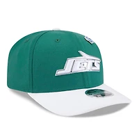 Casquette ajustable New Era verte et blanche pour homme, New York Jets, draft NFL 2026, modèle 9SEVENTY