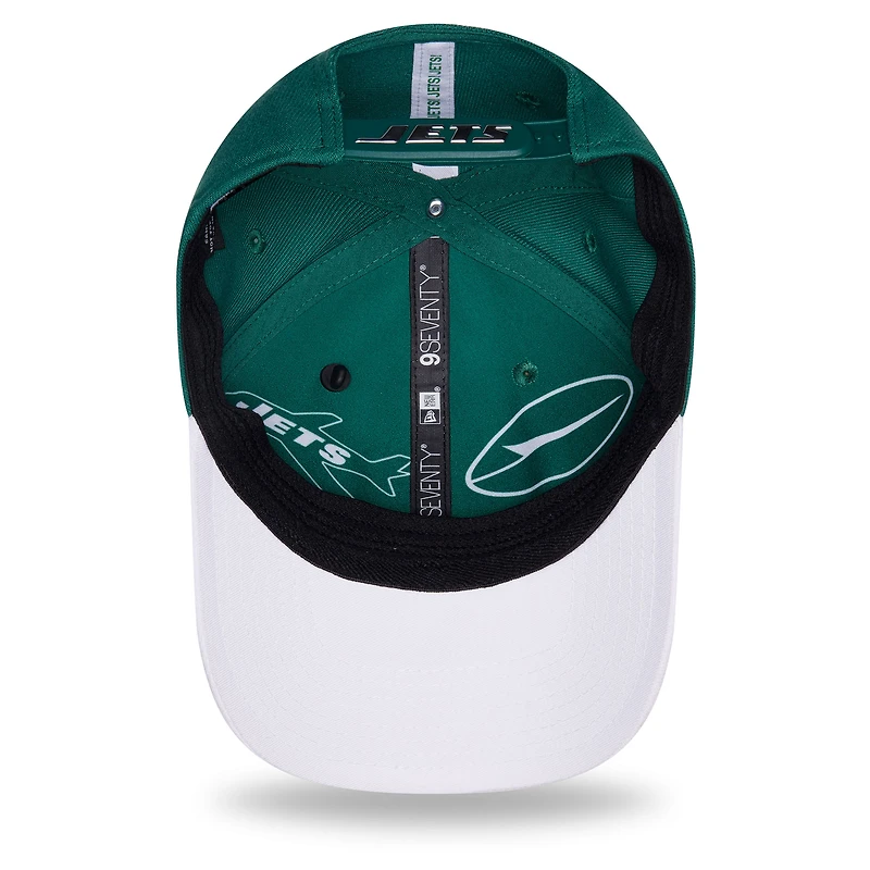 Men's New Era  Green/White New York Jets 2026 NFL Draft 9SEVENTY Adjustable Hat