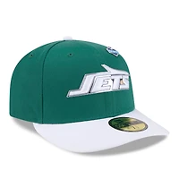 Casquette ajustée New Era verte et blanche York Jets 2026 NFL Draft 59FIFTY pour homme