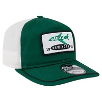 Casquette ajustable New Era 19TWENTY verte/blanche pour homme, avec écusson des New York Jets