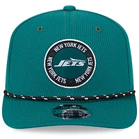 Men's New Era Green New York Jets 2024 Sideline 9SEVENTY Stretch-Snap Hat