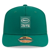 Men's New Era Green New York Jets 2025 Sideline  9SEVENTY Trucker Adjustable Hat