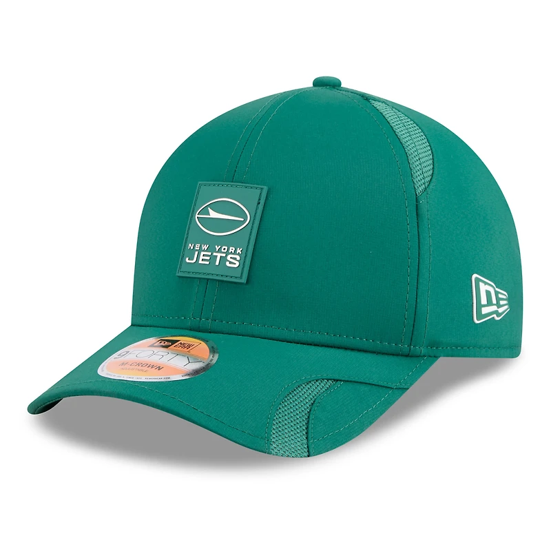 Men's New Era New York Jets 2025 Sideline M-Crown 9FORTY Adjustable Hat