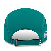 Casquette ajustable New Era verte New York Jets 2025 Sideline Runner pour homme