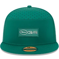 Men's New Era New York Jets 2025 Sideline Split Panel 9FIFTY Snapback Hat