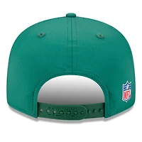 Casquette snapback 9FIFTY verte New Era pour homme, modèle 2025 des Jets de New York, à panneaux séparés