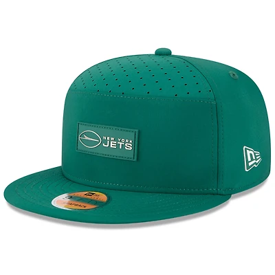 Men's New Era New York Jets 2025 Sideline Split Panel 9FIFTY Snapback Hat