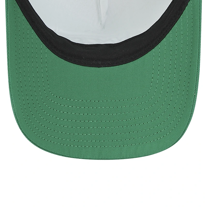 Men's New Era Green New York Jets 9FORTY A-Frame Trucker Adjustable Hat
