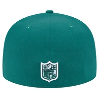 Casquette ajustée à carreaux New Era 59FIFTY pour homme, verte, des York Jets