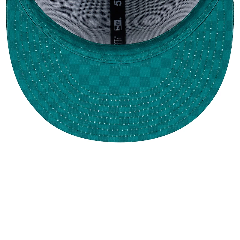 Casquette ajustée à carreaux New Era 59FIFTY pour homme, verte, des York Jets