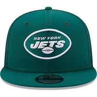 Men's New Era Green New York Jets Classic Trucker 9FIFTY Snapback Hat